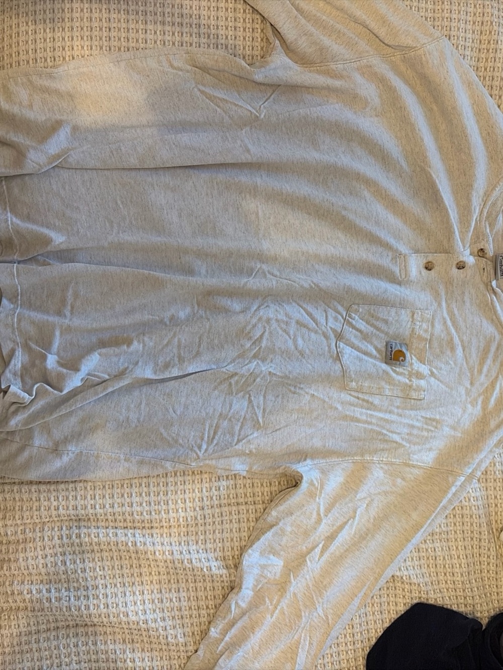 Carhartt Kids Bottoms Beige/Tan Henley Button Fly